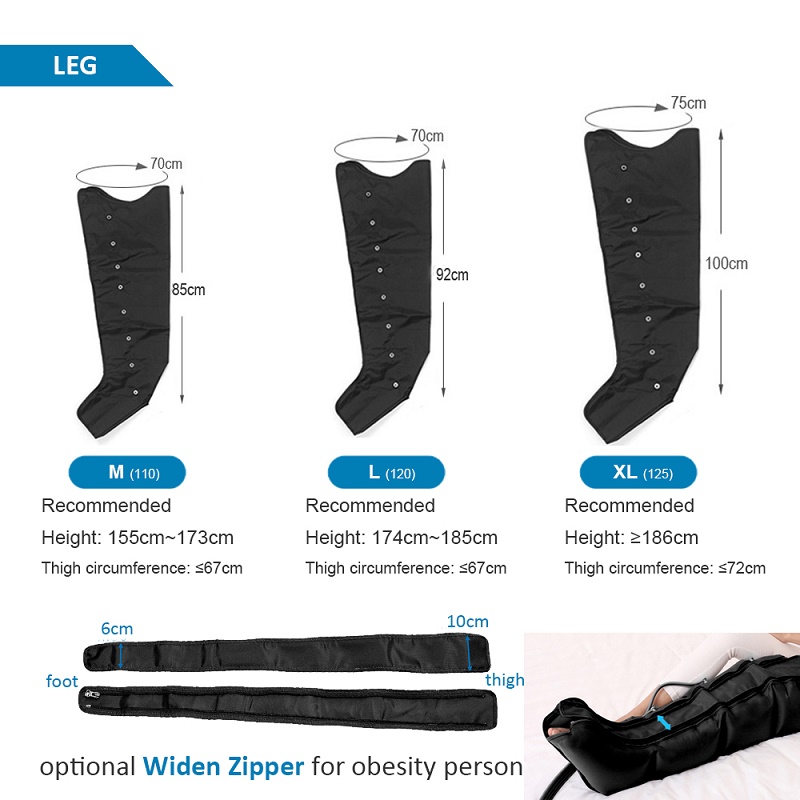 air compression leg massager