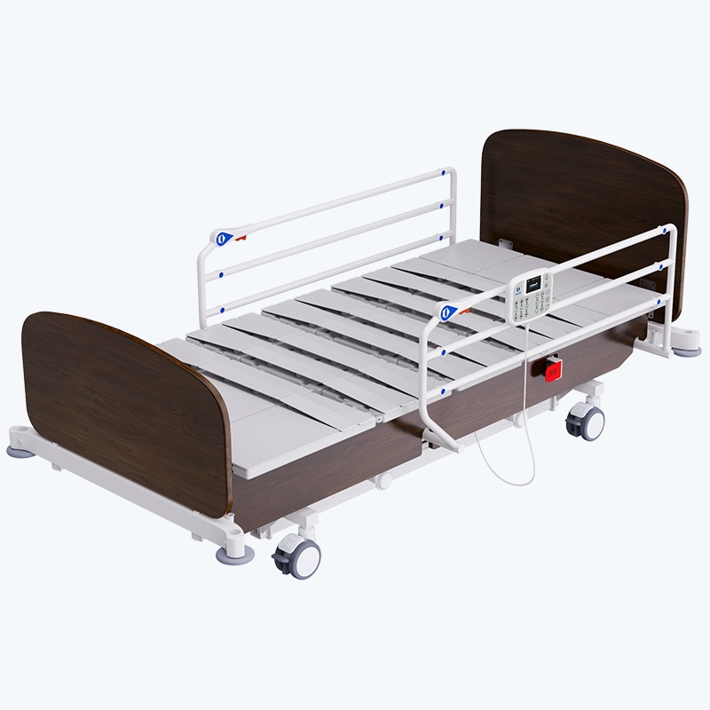 Wooden Material Electric Nuring Bed for Home Use